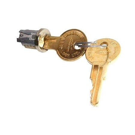 Compx Timberline Timberline Lock Plug Nickel Keyed Alike Key Number 100 LP-100-100TA